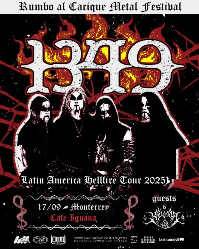 ***ESTA NOCHE EN MONTERREY***

@1349official en MTY • 17 de Septiembre • @cafeiguana

Compra tus boletos aquí: https://boletomovil.com/evento/1349-la-legendaria-banda-noruega-mty-2025-09-17

Precio:
Día del evento: $850 pesos