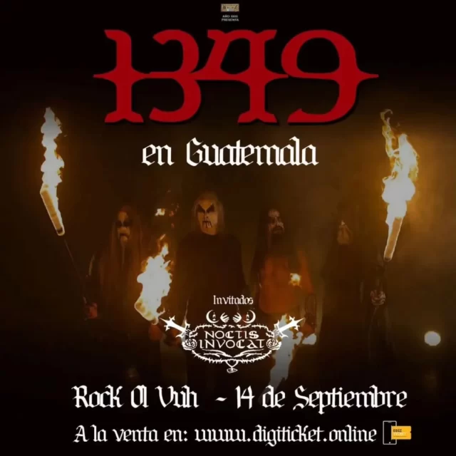 Puertas: 7:00

Noctis Invocat: 8:45 - 9:30

1349 : 10:00